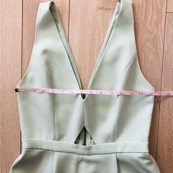 Alice + Olivia Nina Fit & Flare Dress in Mint Green Size 6 - Picture 3 of 14